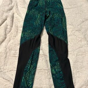 Stylish Green and Black Women's Pants
